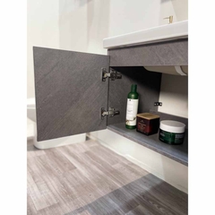 TC6947-60 - Tủ chậu nhựa PVC, mặt chậu sứ âm liền khối. kích thước 48x70cm