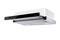 Máy hút khử mùi cao cấp Sevilla SV700C mặt gương đen. Kích thước  700 x 500 x 195 mm (DxRxC)