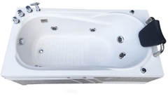 TP8006L - BỒN TẮM MASSAGER HÌNH CHỮ NHẬT 1 GỐI YẾM TRÁI 