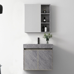 TC2029 -  Tủ chậu nhựa PVC, mặt đá chống xước chậu sứ âm, kích thước 48x60cm
