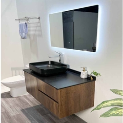 TỦ CHẬU NHỰA PLYWOOD MẶT ĐÁ CHỐNG XƯỚC CHẬU SỨ NỔI TC2046
