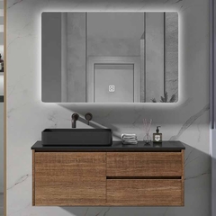 TỦ CHẬU NHỰA PLYWOOD MẶT ĐÁ CHỐNG XƯỚC CHẬU SỨ NỔI TC2046