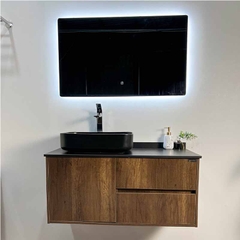 TỦ CHẬU NHỰA PLYWOOD MẶT ĐÁ CHỐNG XƯỚC CHẬU SỨ NỔI TC2046