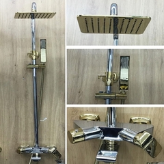 SC3324 - Sen cây nhiệt độ đồng mạ crom trắng vàng cao cấp