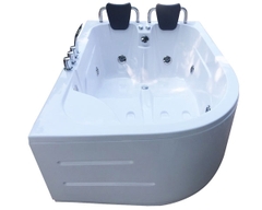 TP8046 - BỒN TẮM MASSAGER HÌNH CHỮ NHẬT 2 GỐI 3 MẶT YẾM 