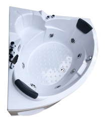 TP8063 - BỒN TẮM GÓC MASSAGER ĐÔI 2 GỐI 