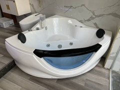 KB710 - Bồn tắm góc massager cao cấp. kích thước 1380x1380x600mm
