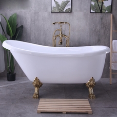 KB709 - Bồn tắm ngâm cao cấp, chất liệu Acrylic. Kích thước: 1600 x 800 x 760 (mm). Tặng kèm kệ gỗ
