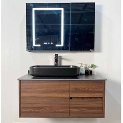 TỦ CHẬU NHỰA PLYWOOD MẶT ĐÁ CHỐNG XƯỚC CHẬU SỨ NỔI TC2054