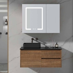 TỦ CHẬU NHỰA PLYWOOD MẶT ĐÁ CHỐNG XƯỚC CHẬU SỨ NỔI TC2054