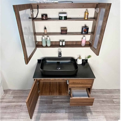 TỦ CHẬU NHỰA PLYWOOD MẶT ĐÁ CHỐNG XƯỚC CHẬU SỨ NỔI TC2054