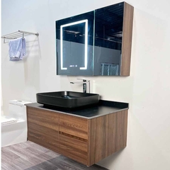TỦ CHẬU NHỰA PLYWOOD MẶT ĐÁ CHỐNG XƯỚC CHẬU SỨ NỔI TC2054
