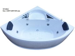 TP8064 - BỒN TẮM GÓC MASSAGER ĐÔI 2 GỐI 