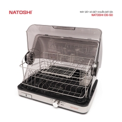 DS50 - Máy sấy bát, máy sấy và diệt khuẩn bát đĩa Natoshi D-50, Dung tích 50L, Sấy khô và diệt khuẩn bát đĩa - BH 12th