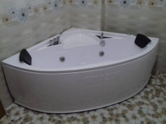 TP8064 - BỒN TẮM GÓC MASSAGER ĐÔI 2 GỐI 