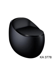 KA3778 - Bồn cầu trứng đen sứ nung nano cao cấp