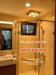 HE4BR - Đèn sưởi nhà tắm 4 bóng âm trần HE4BR - Có điều khiển từ xa