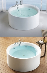 KB707 - Bồn tắm massager cao cấp, chất liệu Acrylic. Kích thước: 1350 x 1350 x 600 (mm)