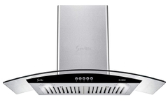Máy hút khử mùi phím cơ cao cấp Sevilla SV3388A1. Kích thước 700 x 500 x  (700-1000)mm (DxRxC)