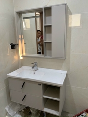 TC2281 - TỦ CHẬU NHỰA, MẶT CHẬU SỨ ÂM LK CAO CẤP 