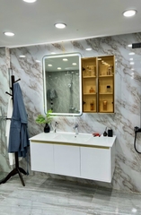 TC2228 - TỦ CHẬU INOX, MẶT CHẬU SỨ ÂM LK CAO CẤP 