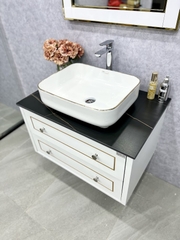 TC2310 - TỦ CHẬU NHỰA, MẶT ĐÁ, CHẬU SỨ NỔI CAO CẤP 