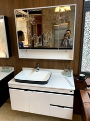 TỦ CHẬU NHỰA MẶT ĐÁ, CHẬU SỨ BÁN ÂM TC2088