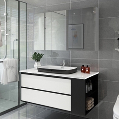 TỦ CHẬU MẶT ĐÁ, CHẬU SỨ BÁN ÂM TC2114