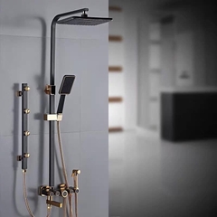 SC1983 - Sen cây nhiệt độ massager 5 nút xoay màu đen vàng cao cấp