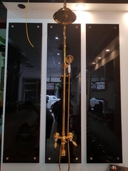 SC3330 - Sen cây cổ điển mạ vàng tay đá cao cấp