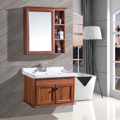 TC2084 - Tủ chậu nhựa PVC, mặt chậu sứ liền khối âm, Kích thước 47x60cm