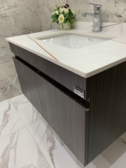 TC2180- TỦ CHẬU INOX, MẶT ĐÁ CHẬU SỨ ÂM CAO CẤP 