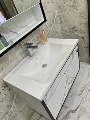 TC2175- TỦ CHẬU NHỰA, MẶT CHẬU SỨ ÂM LIỀN KHỐI CAO CẤP 
