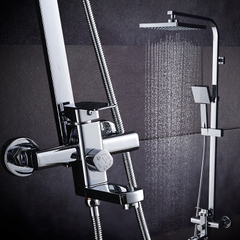 SC3326 - Sen cây nhiệt độ vuông đồng mạ crom bóng cao cấp