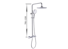 SC3344 - Sen cây nhiệt độ đồng mạ crom bóng cao cấp