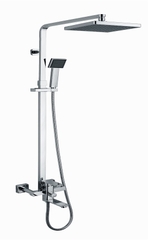 SC3326 - Sen cây nhiệt độ vuông đồng mạ crom bóng cao cấp