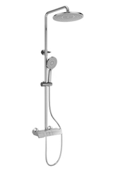 CB17 - Combo trọn bộ phòng tắm, bồn cầu liền khối bàn đá chậu bán âm, gương led