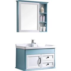 TỦ CHẬU NHỰA MẶT CHẬU SỨ ÂM LIỀN KHỐI TC2074