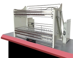 GK - Giá bát nâng hạ nan dẹt lắp cho tủ bếp