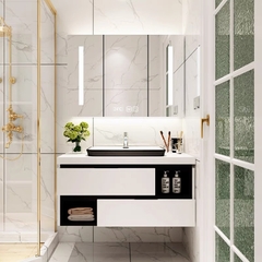 TC2099 - TỦ CHẬU NHỰA MẶT CHẬU SỨ LIỀN KHỐI