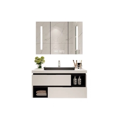 TC2099 - TỦ CHẬU NHỰA MẶT CHẬU SỨ LIỀN KHỐI