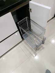 GV01 - Kệ gia vị nan dẹt Inox bóng cao cấp