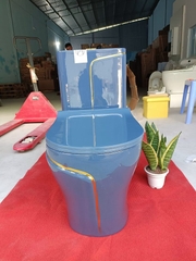 BỒN CẦU LIỀN KHỐI XANH VIỀN VÀNG KA5329