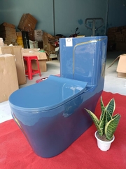 BỒN CẦU LIỀN KHỐI XANH VIỀN VÀNG KA5329
