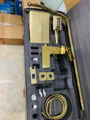 SC3347 - Sen cây nhiệt độ củ vuông mạ vàng cao cấp