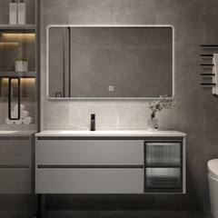 TC2095 - TỦ CHẬU NHỰA MẶT CHẬU SỨ LIỀN KHỐI