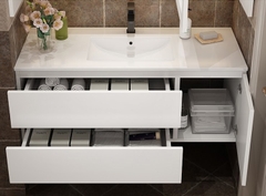 TC2090 - TỦ CHẬU NHỰA MẶT CHẬU SỨ LIỀN KHỐI