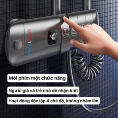 SC3357 - Sen cây bàn phím hiển thị nhiệt độ màu ghi xám cao cấp