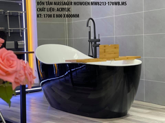 MW8213-170WB.MS - Bồn tắm massager cao cấp, chất liệu Acrylic. Kích thước: 1700 x 780 x 760(mm)