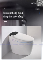 K6934- Bồn cầu thông minh cao cấp full chức năng, tự động mở nắp, sấy khô, sưởi ấm ghế ngồi...